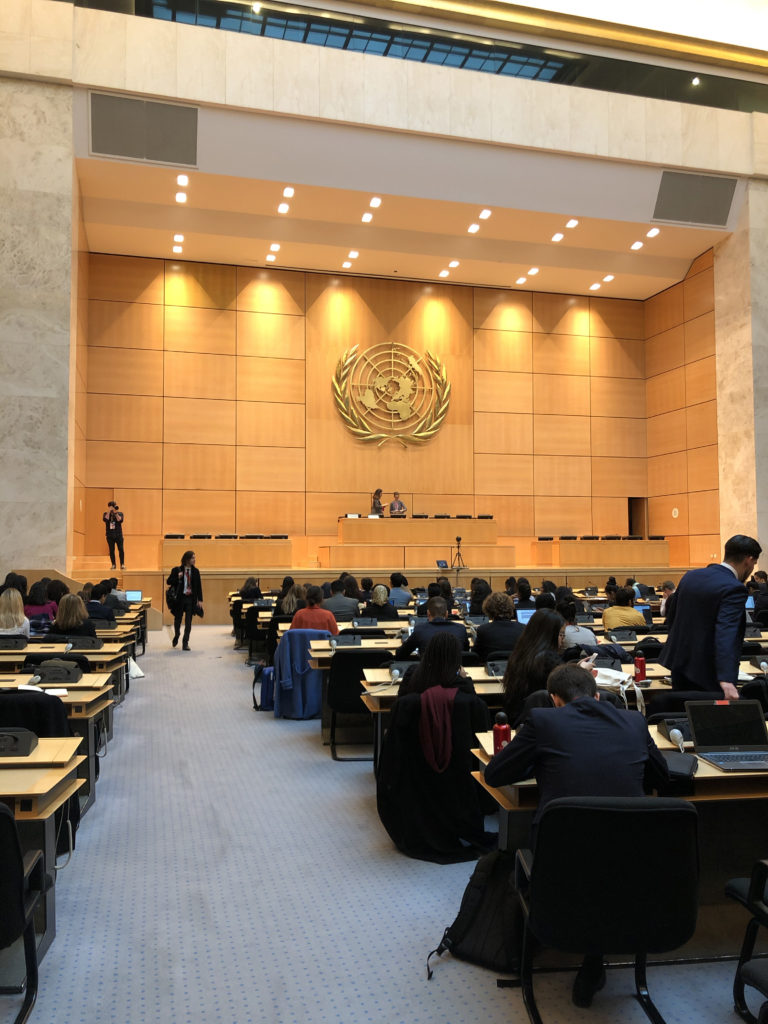 Assemblée d'ouverture du GIMUN 2020