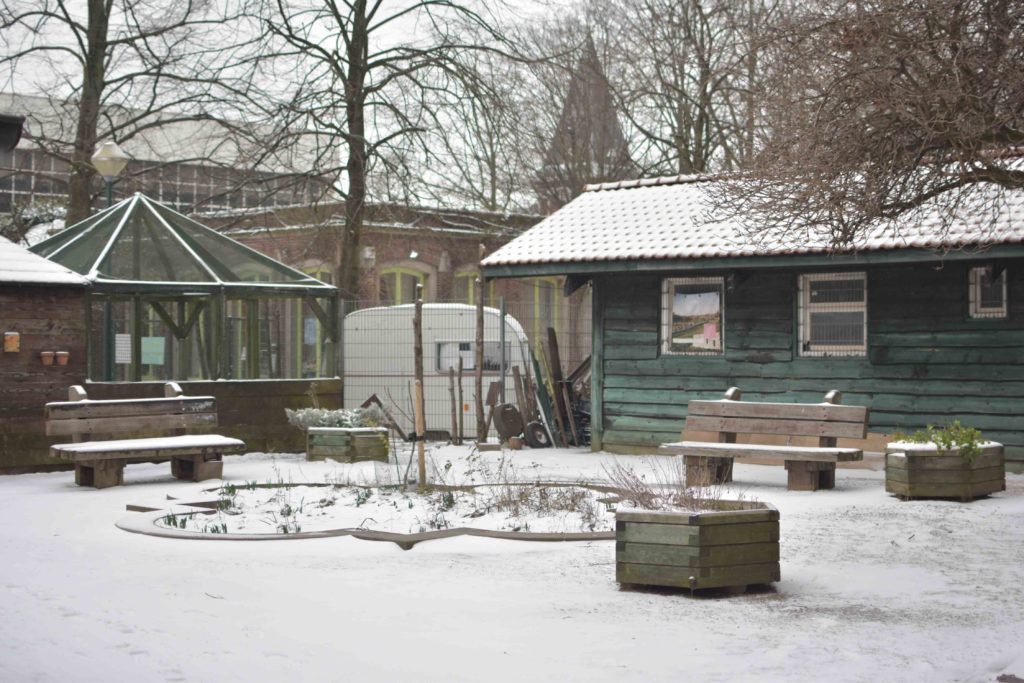 Cadre bucolique de la ferme du Parc Maximilen