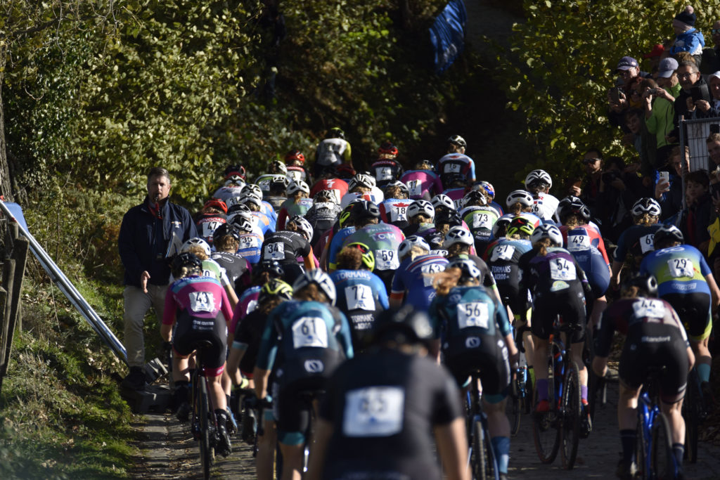 départ de la course féminine cyclocross