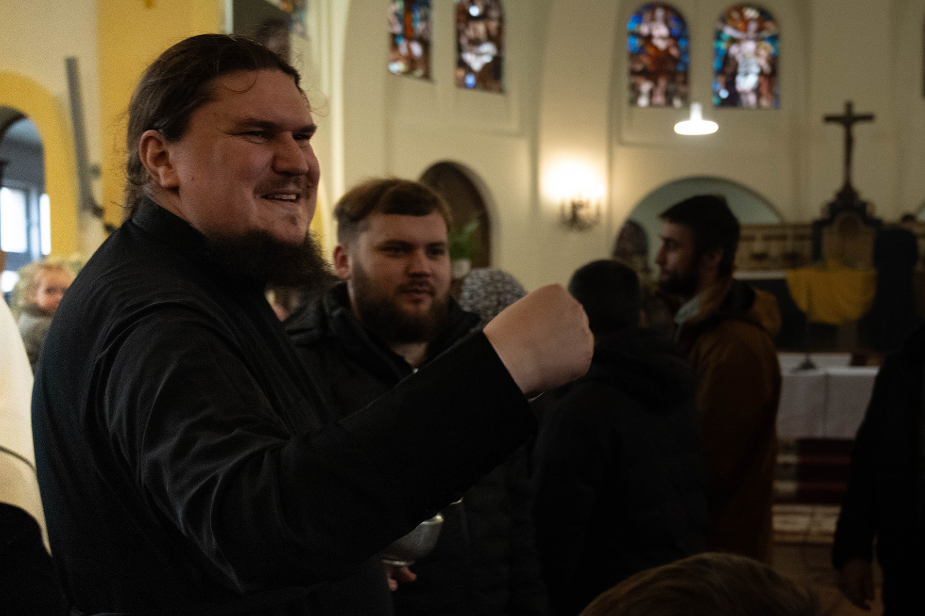 Archpriest Dimitry Popescu at Saint Joseph Church